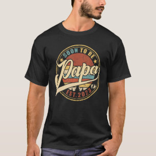 T-shirt Mens Bientôt Être Papa 2023 Pour Nouveau Papa Prem