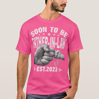 T-shirt Mens Bientôt Être PèreInLaw Est