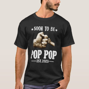 T-shirt Mens Bientôt Être Pop Pop 2023 Annonce De Grossess