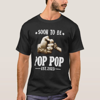 T-shirt Mens Bientôt Être Pop Pop 2023 Annonce De Grossess