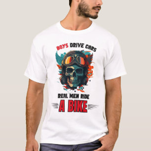 T-shirt Mens Biker Véritable Voyage Homme