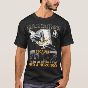 T-shirt Mens Blacksmithing Parce Que Les Soudeurs Ont Beso