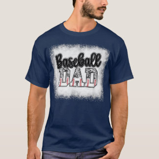 T-shirt Mens Bleached Baseball Papa Camo Prince Funny Papa
