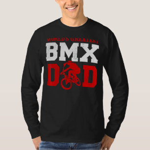 T-shirt Mens Bmx Bike Rider le plus grand Bmx Papa Fath du