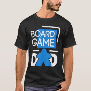 T-shirt Mens Board Jeu Papa - Tablett Game Night Board Ga