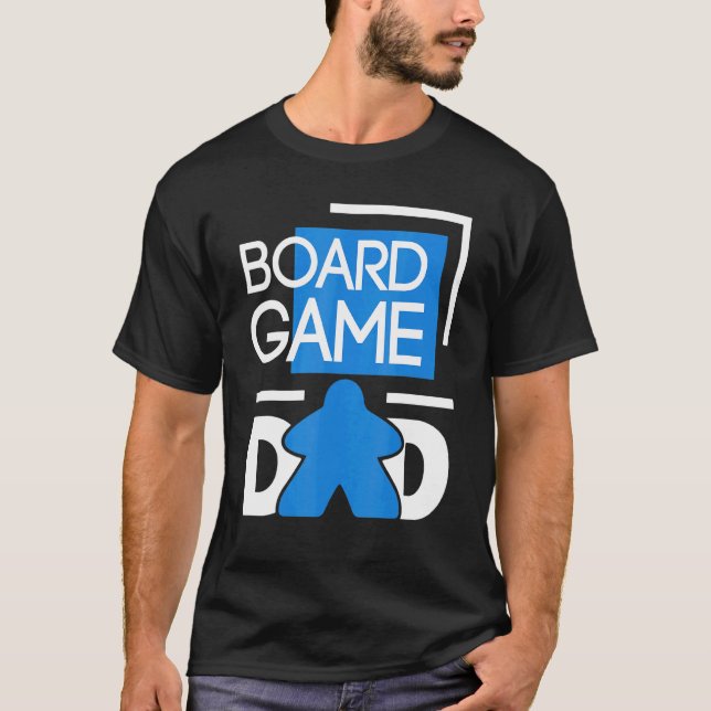 T-shirt Mens Board Jeu Papa - Tablett Game Night Board Ga (Devant)