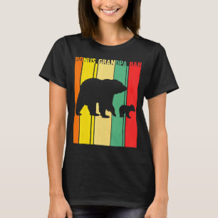 T-shirt Mens Bonus Grandpa Bär Bonus Grand
