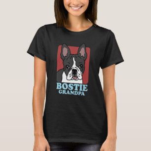 T-shirt Mens Bostie Grand-Père Propriétaire Chien Boston T