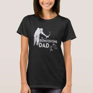 T-shirt Mens BowFishing Papa Bowpêchman Père Bowfisher