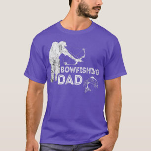 T-shirt Mens BowFishing Papa Bowpêchman Père Bowfisher