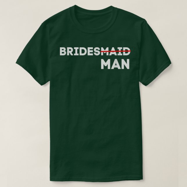 T-shirt Mens BRIDESMAN CORRESPONDANT AU MARIAGE DU PARTI B (Design devant)