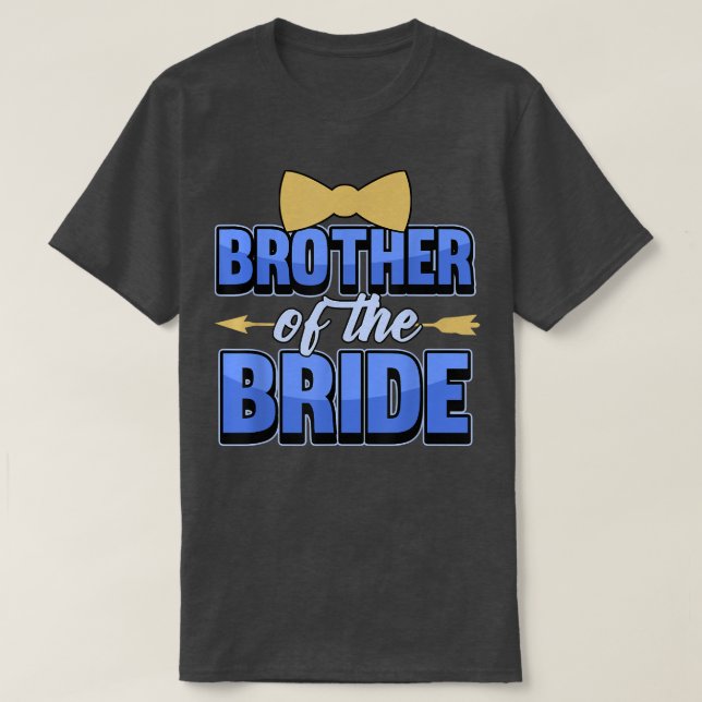 T-shirt Mens Brother of the bride  (Design devant)