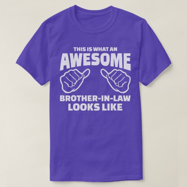 T-shirt Mens BrotherInLaw Cadeau merveilleux BrotherInLaw (Design devant)