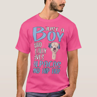 T-shirt Mens Cadeau Juste Un Garçon Qui Aime Vraiment Alpa