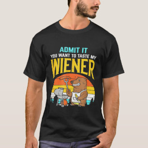 T-shirt Mens Camping Grizzly Bear Animal Pun