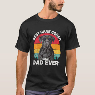 T-shirt Mens Cane Corso Papa Chien Vintage Fête des pères