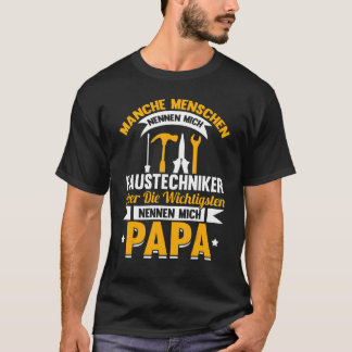 T-shirt Mens Caretaker, gestionnaire d'installation, techn