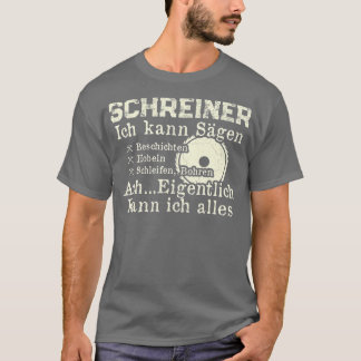 T-shirt Mens Carpenters Woodworm Hobby Artisanat Mobilier