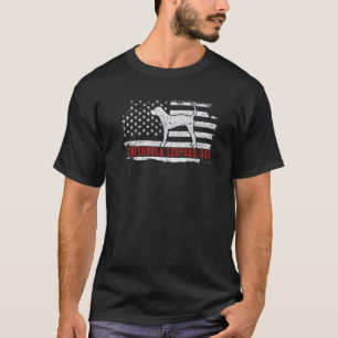 T-shirt Mens Catahoula Léopard Papa dévêtu American Fla