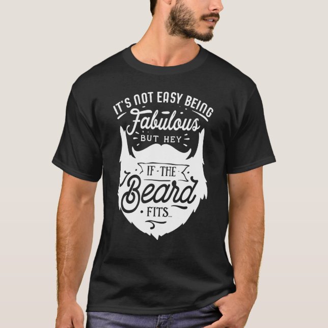T-shirt Mens Ce N'Est Pas Facile Être Fabuleux Homme Porté (Devant)