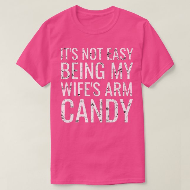 T-shirt Mens Ce N'Est Pas Facile Être Mes Filles Arm Candy (Design devant)