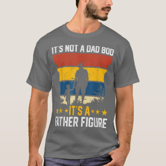 T-shirt Mens Ce n'est pas un papa Bod C'est un père Figure