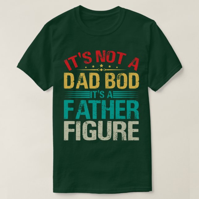 T-shirt Mens Ce n'est pas un papa Bod C'est un père Figure (Design devant)