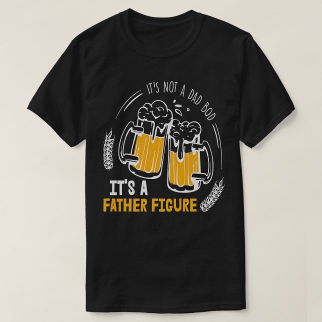 T-shirt Mens Ce n'est pas un papa Bod C'est un père Figure (Design devant)