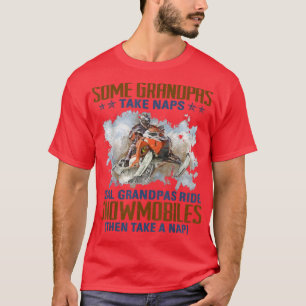 T-shirt Mens Certains Grandpas Prendre Naps Real Grandpas 
