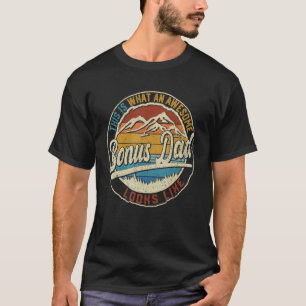 T-shirt Mens C'Est Ce À Quoi Ressemble Un Père Bonus Magni