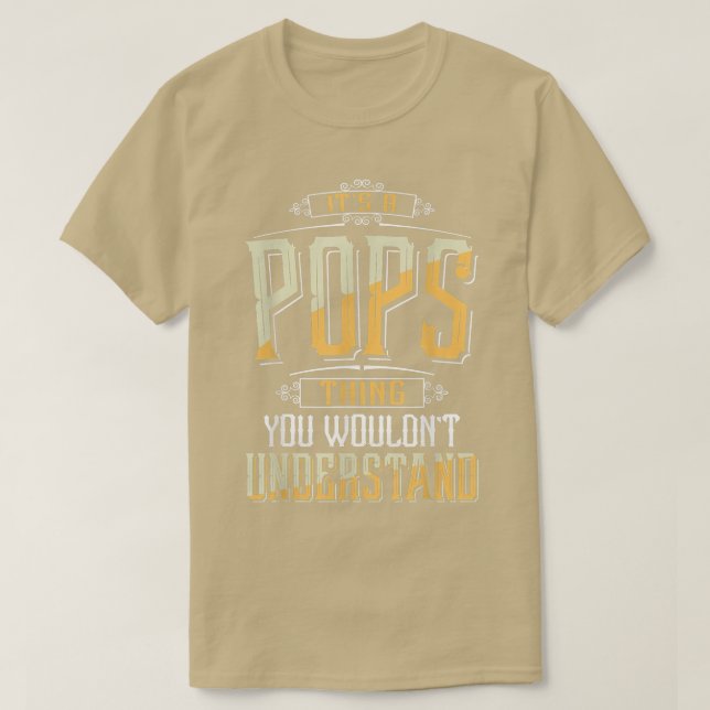 T-shirt Mens C'est un pop Ce que vous ne comprendriez pas  (Design devant)