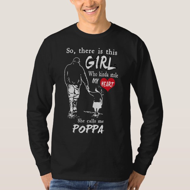 T-shirt Mens Cette Fille Qui, Comme Elle, M'A Volé Le Coeu (Devant)