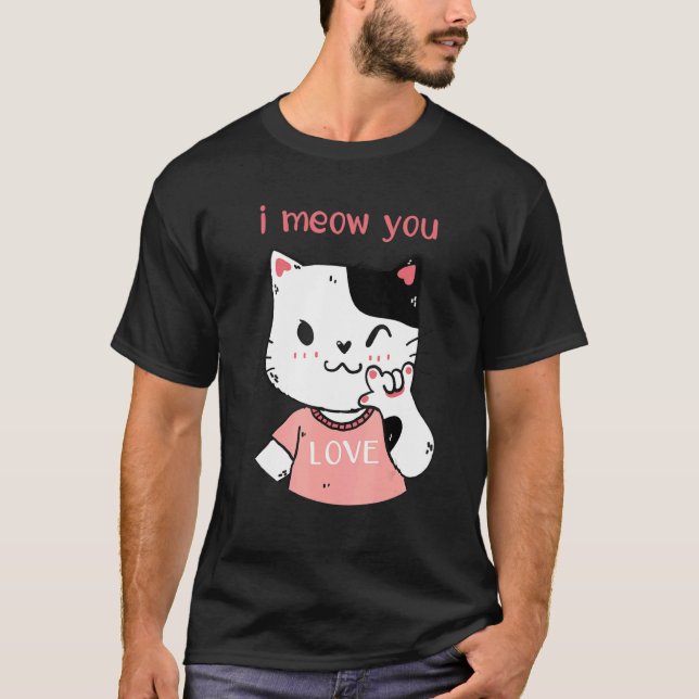 T-shirt Mens Chat Avec Moi Je Vous Connais (Devant)