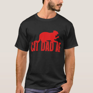 T-shirt Mens Chat Papa Af Drôle Chat Daddy Kitty Kitty