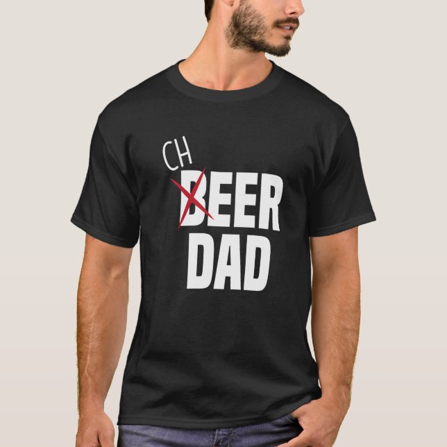 T-shirt Mens Cheer Dad Cheerleading Dad Beer  Cheerleader  (Devant)