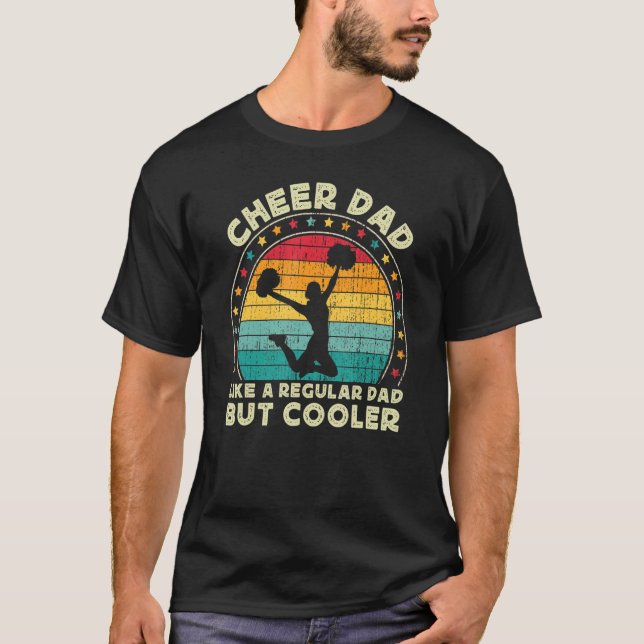T-shirt Mens  Cheer Dad For Men Cheerleading Cheerleader D (Devant)