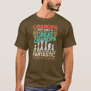 T-shirt Mens Chess Grand Joueur d'échecs Lover Chess