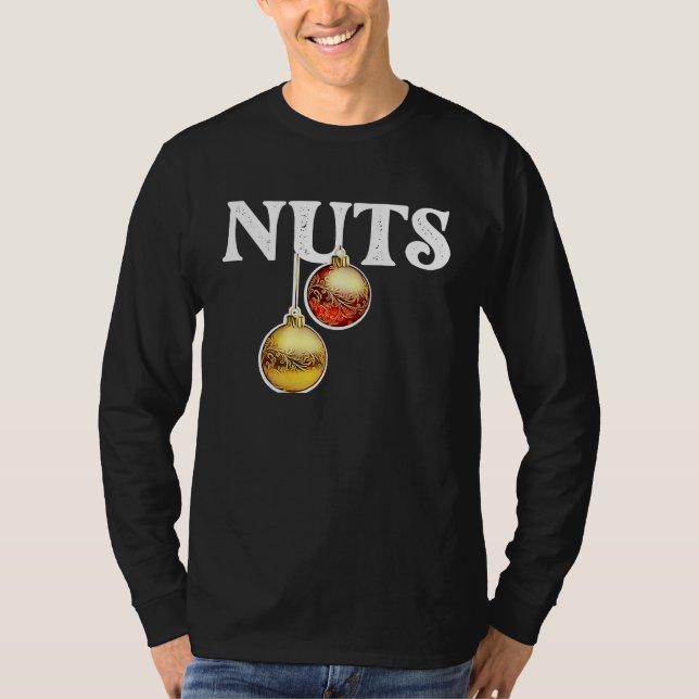 T-shirt Mens Chest Nuts Matching Chestnuts Christmas Coupl (Devant)