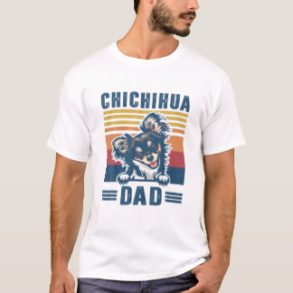 T-shirt Mens Chichihua Papa Père Retro Chichihua Don Do