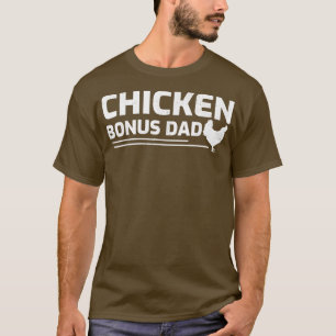 T-shirt Mens Chicken Farmer Retro Meilleur Bonus Chicken P
