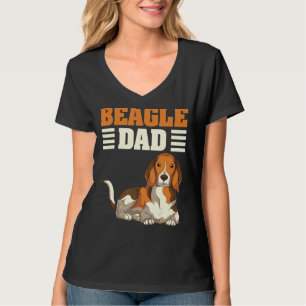 T-shirt Mens Chien Propriétaire Beagle Papa Animal Animal 