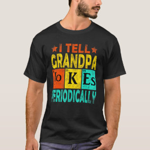 T-shirt Mens Chimie Chimiste Vintage Je Raconte À Grand-Pè