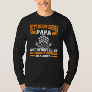 T-shirt Mens Chimney Sweep Lucky Charm Profession Papa Feu