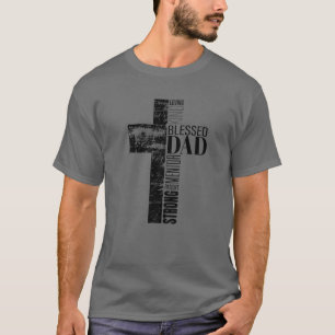 T-shirt Mens Christian Fête des pères Cadeaux Religieux 