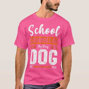 T-shirt Mens Conseillère De L'École Par Amoureux des chien