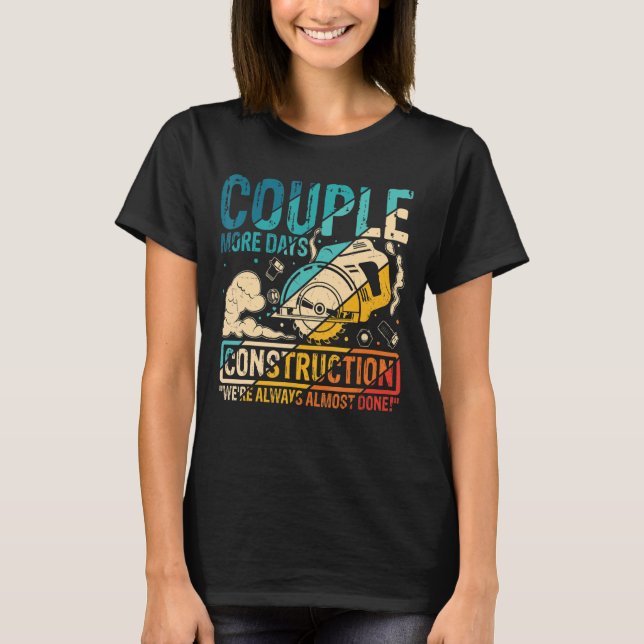 T-shirt Mens Construction chantier de construction w (Devant)