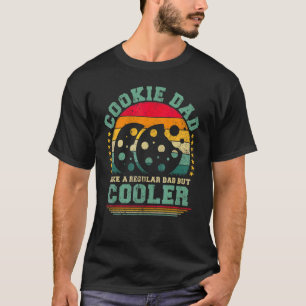 T-shirt Mens Cookie Papa Comme Un Père Régulier Mais Glaci