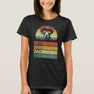T-shirt Mens Cool Best Dane Papa Jamais Fête des pères