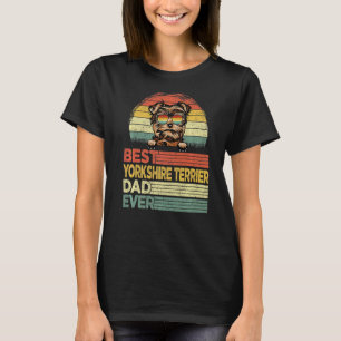 T-shirt Mens Cool Best Yorkshire Terrier Papa Jamais Père