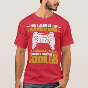 T-shirt Mens Cool Gamer Papa Père Papa Papa Papa Jeu Vidéo